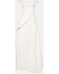 Vivienne Westwood - Bridal Tabitha Off-Shoulder Faille Gown - Lyst