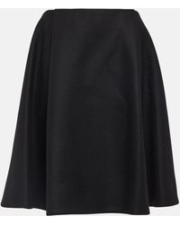 Khaite - Farla Wool-blend Midi Skirt - Lyst