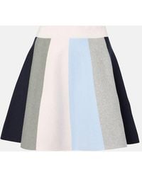 JW Anderson - Mini-Jupe En Coton Et Cachemire - Lyst