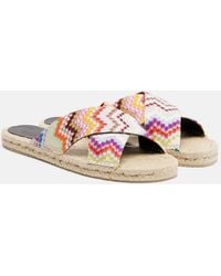 Missoni - Mules Harlow Zigzag En Lame - Lyst