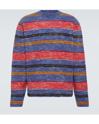 The Elder Statesman - Jasper Striped Cashmere-blend Sweater - Lyst