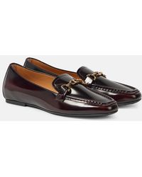 Tod's - Polished Leather Loafers - Lyst