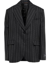 blazers et vestes de tailleur Femme Vêtements Vestes Vestes sport Blazer Versace en coloris Noir 