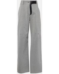 Ferragamo - Palazzohose Aus Canvas - Lyst