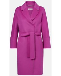 Max Mara - Arona Belted Virgin Wool Coat - Lyst