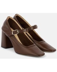 Le Monde Beryl - 80 Leather Mary Jane Pumps - Lyst