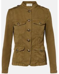 Nili Lotan - Veste Mona En Coton Et Lin - Lyst