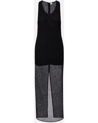 TOTEME - Vestido Largo De Algodon Y Seda - Lyst