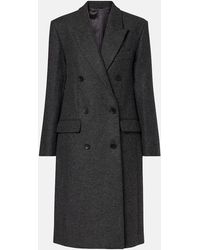 Isabel Marant - Irene Double-Breasted Virgin Wool Coat - Lyst