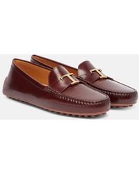 Tod's - Mokassins City Gommino Aus Leder - Lyst
