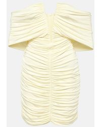 Magda Butrym - Draped Off-Shoulder Minidress - Lyst