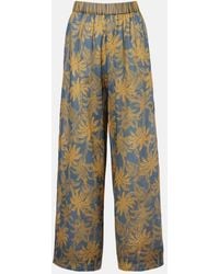 Eres - Itinerant Cotton Voile Wide-Leg Pants - Lyst