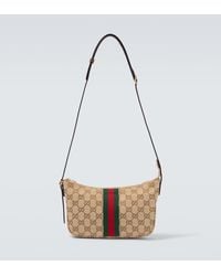 Gucci - Lunetta Gg Canvas Small Crossbody Bag - Lyst