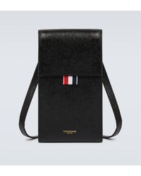 Thom Browne - Leather Phone Pouch - Lyst