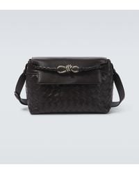 Bottega Veneta - Crossbody Bag Andiamo Knot Small Aus Leder - Lyst