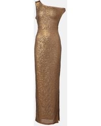 Norma Kamali - Abito Da Sera Con Paillettes - Lyst