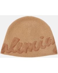 Balenciaga - Logo Wool And Cashmere Beanie - Lyst