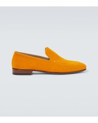 Manolo Blahnik - Truro Suede Loafers - Lyst