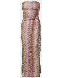 Missoni - Zigzag Lame Maxi Dress - Lyst