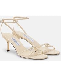 Jimmy Choo - 1998 Leo 65 Leather Sandals - Lyst