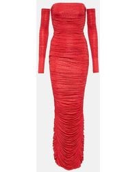 Alex Perry - Hyland Embellished Jersey Gown - Lyst