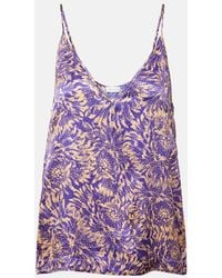 Dries Van Noten - Floral Silk Camisole - Lyst