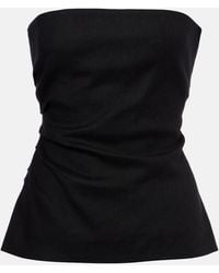 SIR. - Dorian Linen-Blend Tube Top - Lyst