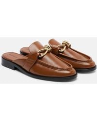 Bottega Veneta - Astaire Knot Leather Mules - Lyst