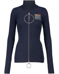 Paco Rabanne X Kimura Tsunehisa Pullover aus Wolle - Blau