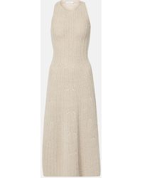 Max Mara - Uccio Linen And Cotton Maxi Dress - Lyst