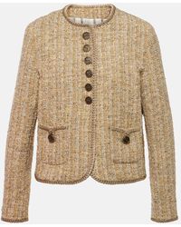 Etro - Jacke Aus Tweed - Lyst