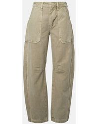 SLVRLAKE Denim - Rookie Cotton Barrel-Leg Cargo Pants - Lyst