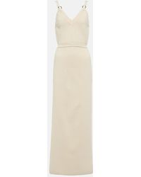 Rabanne - Embellished Knit Midi Dress - Lyst