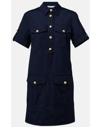 Veronica Beard - Lucca Embellished Linen Shirt Dress - Lyst