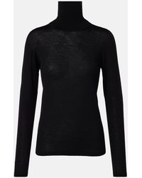 Max Mara - Saluto Virgin Wool Turtleneck Sweater - Lyst