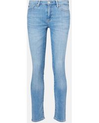 AG Jeans - Prima Ankle Mid-Rise Skinny Jeans - Lyst