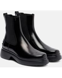 Tod's - Leather Chelsea Boots - Lyst