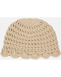 Loro Piana - Crochet Cotton Beanie - Lyst