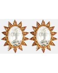 Jennifer Behr - Gemma Crystal-Embellished Stud Earrings - Lyst