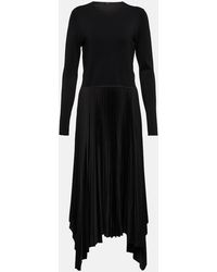 JOSEPH - Deron Asymmetric Midi Dress - Lyst