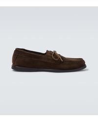 Saman Amel - City Moc Suede Boat Shoes - Lyst