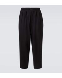 Giorgio Armani - Gerade Hose Aus Schurwolle - Lyst
