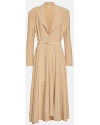 Norma Kamali - Belted Midi Dress - Lyst