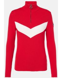 Fusalp - Andromede Ribbed-Knit Half-Zip Sweater - Lyst