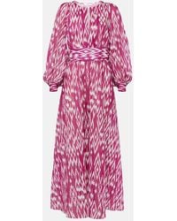 Eres - Tornado Balloon-Sleeve Maxi Dress - Lyst
