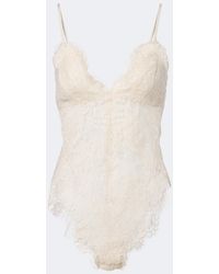 Zimmermann - Lace Bodysuit - Lyst