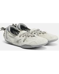 Acne Studios - Ballerines En Daim - Lyst