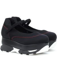 Marni Sneakers in neoprene con platform - Nero