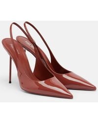 Paris Texas - Lidia Patent Leather Slingback Pumps - Lyst