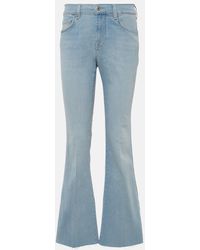 7 For All Mankind - Mid-Rise Bootcut Jeans B(Air) - Lyst